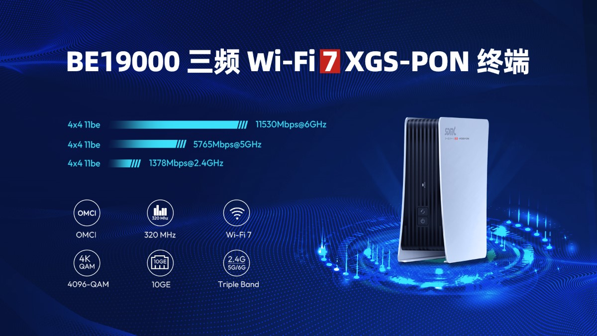 ���ش�䲼 Wi-Fi 7 XGS-PON �ն� NP19X44XGS